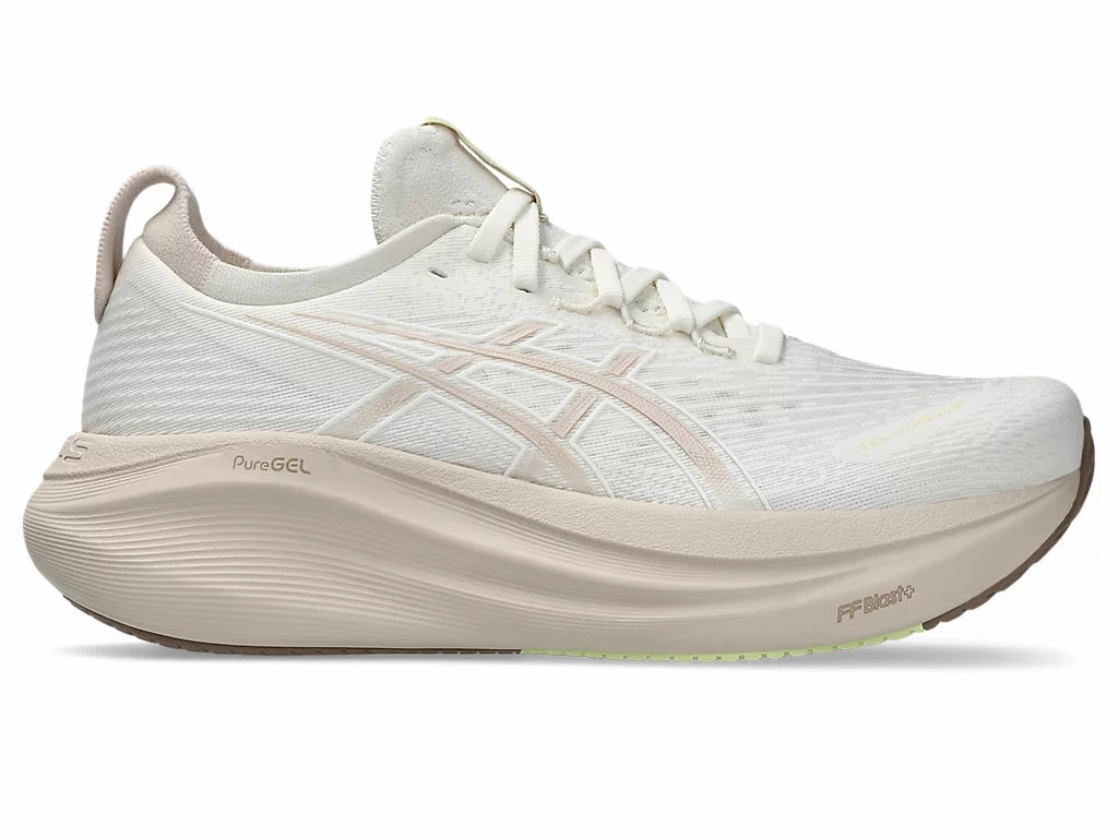 Asics Gel-tactic Volleyball Shoes Women's ASICS Gel-Nimbus 27 - Cream/Mineral Beige