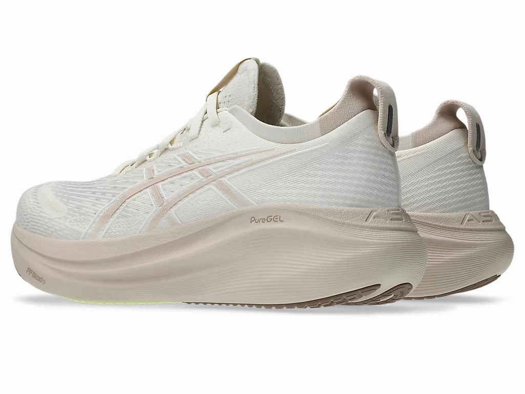 Women's ASICS Gel-Nimbus 27 - Cream/Mineral Beige Asics Shoes Gel Kayano 31