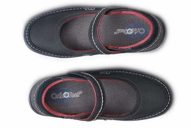 Running Shoes Logo Athens - Blue Mary Jane Shoes 863