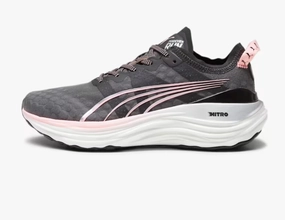 Puma Womens ForeverRUN NITRO- Puma Black/Koral Ice/Puma Silver (377758-08) Asics Shoe Width D