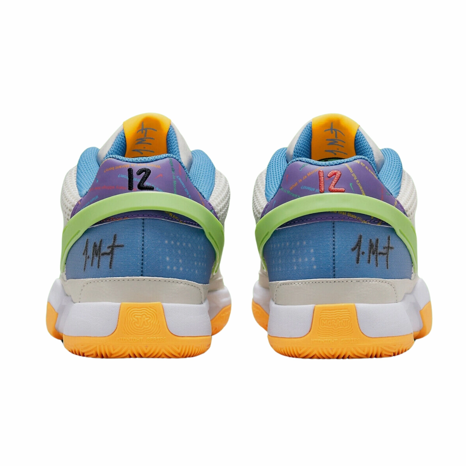 Basic Asics Shoes Nike Ja 1 Family Trivia Phantom Action Green Action Grape White Laser Orange University Blue