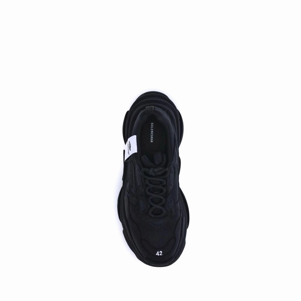 Balenciaga Black Fabric Chunky Sneakers Recycled Sneakers