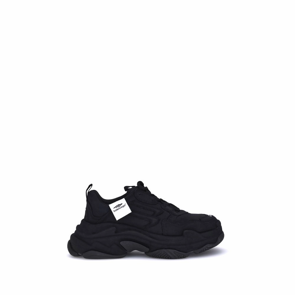 Yeezy Sneakers Balenciaga Black Fabric Chunky Sneakers