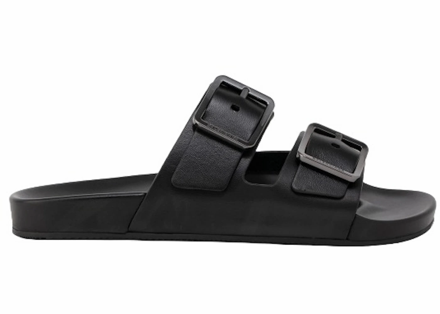So Shoes Flats Balenciaga Mallorca Flat Sandals Black (Women's)