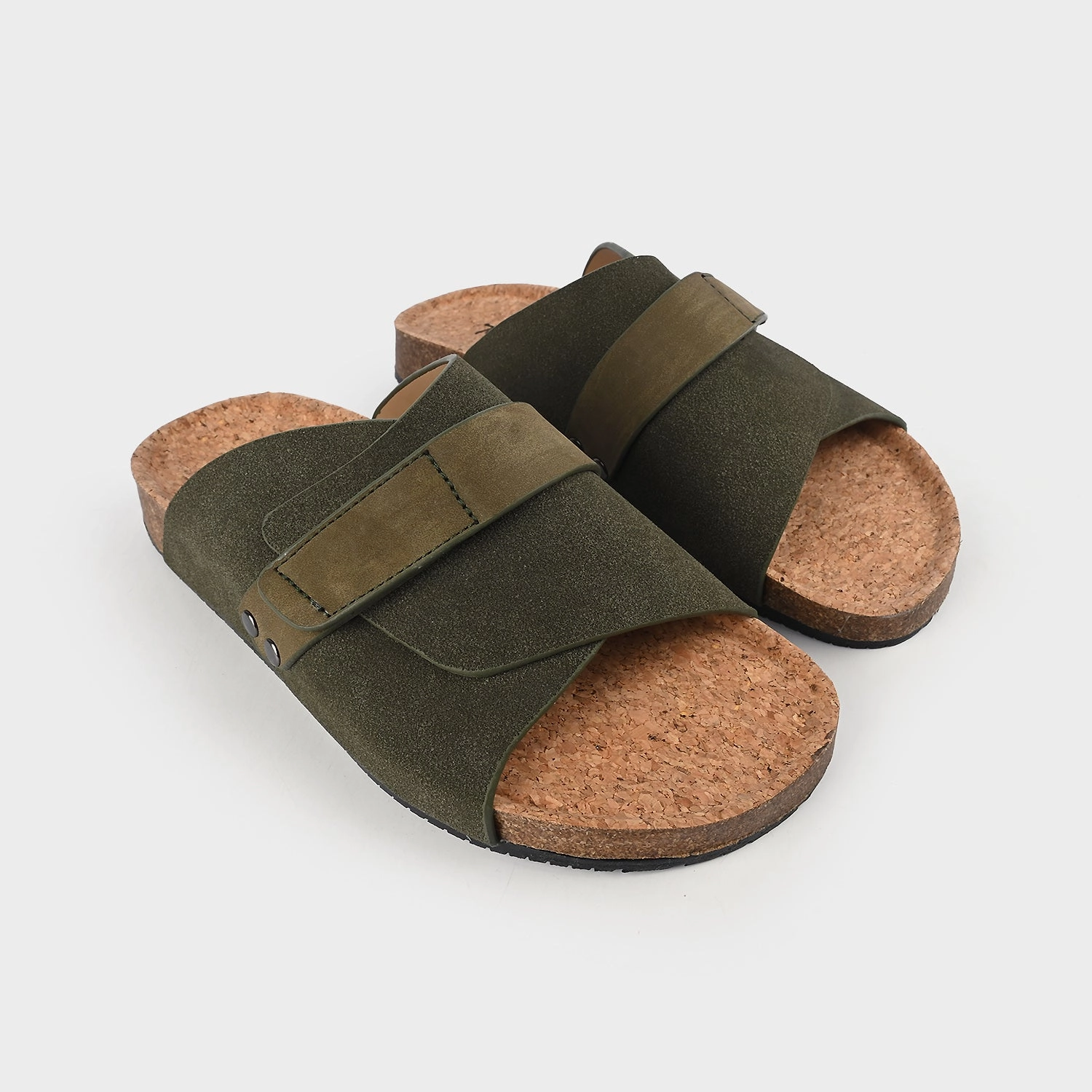 Toe Slippers By Canyon Teens Boys Slipper PD-20-Green