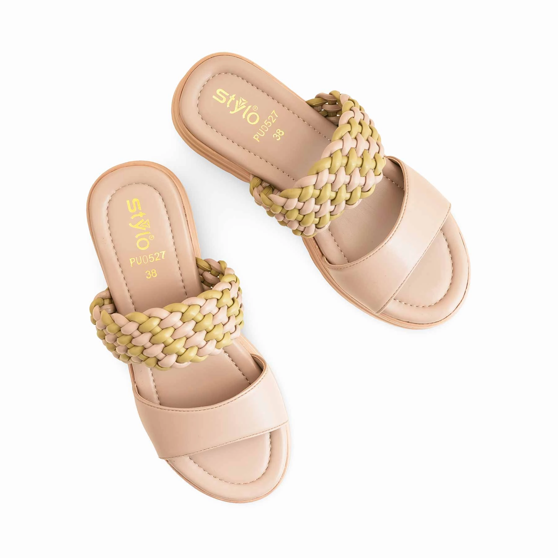 Mink Slippers Beige Formal Slipper PU0527