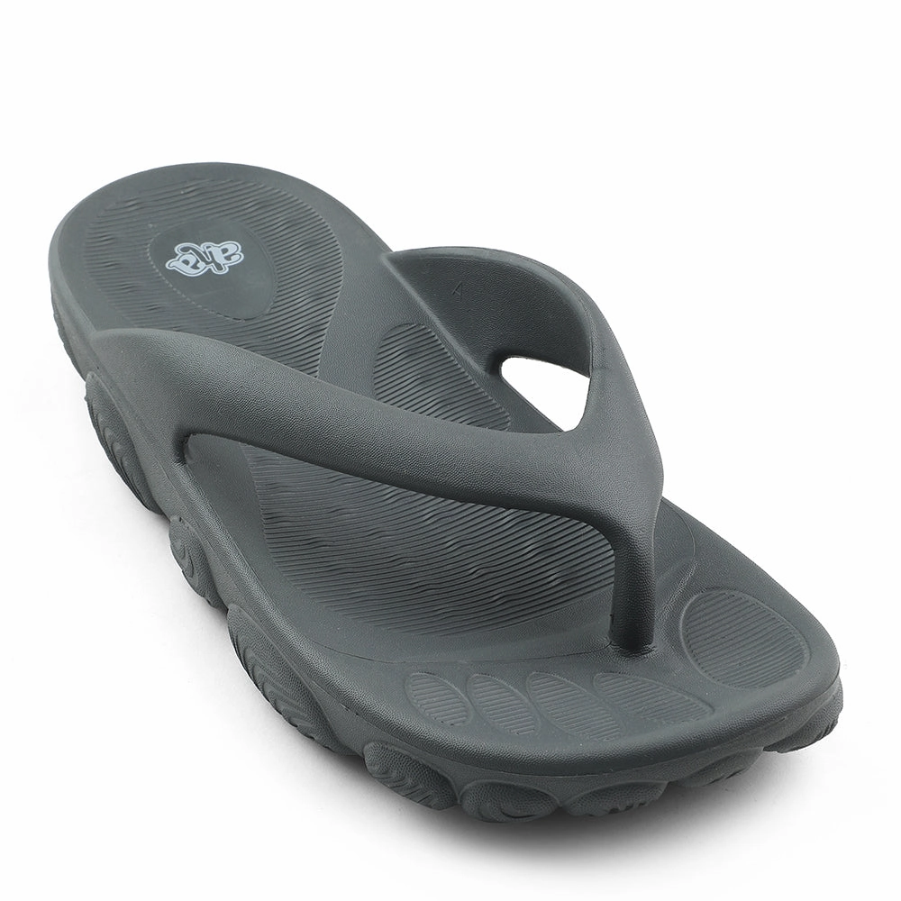 A-HA Dark Grey Casual Slipper For Men BEACHLITEM By Liberty Volcom Slippers