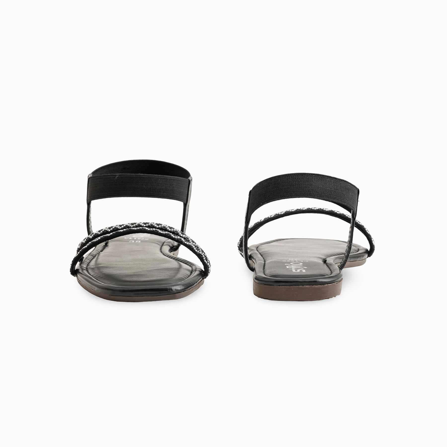 Black Casual Sandal CL1932 Canvas Shoes Business