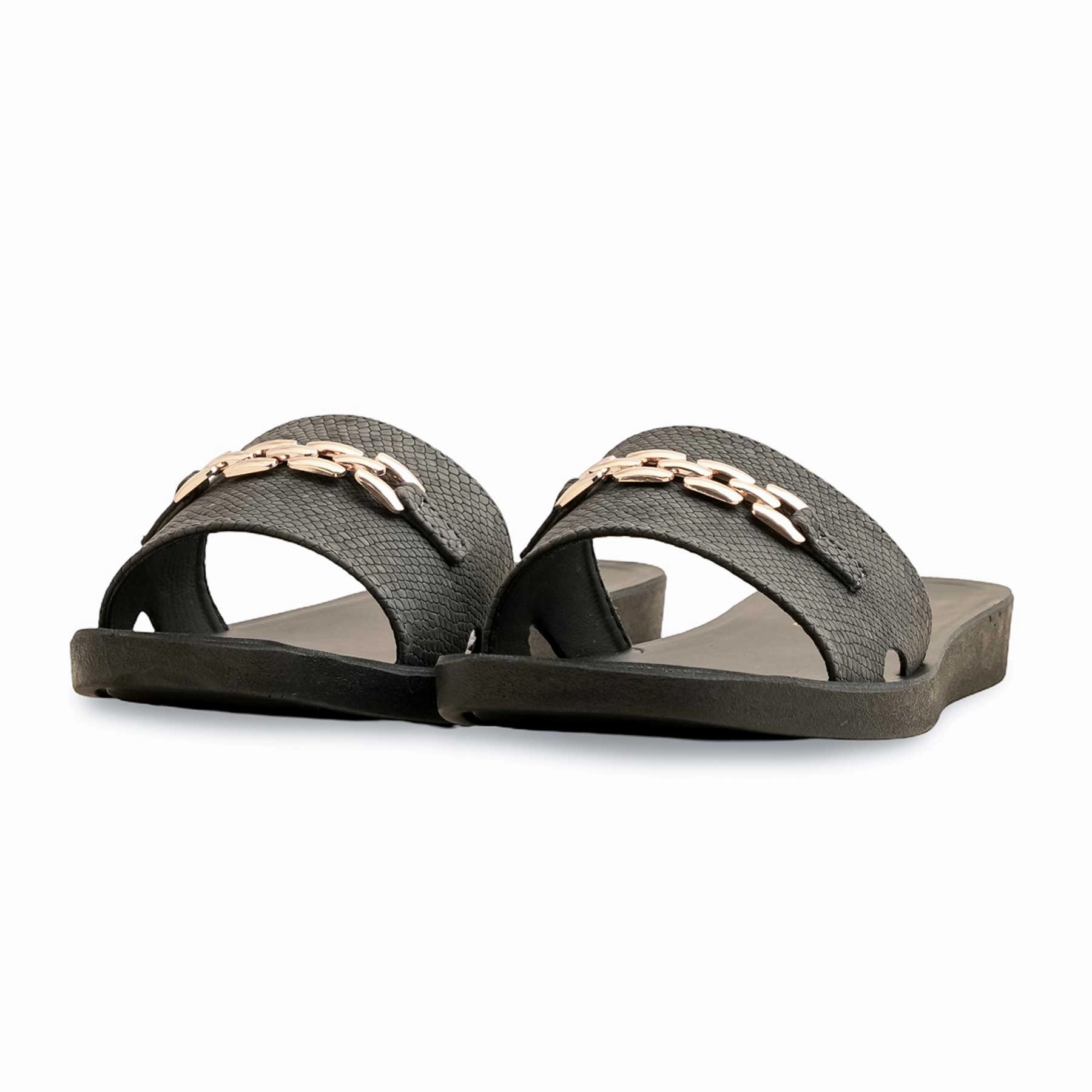 Black Casual Softy For Ladies CL5485 Walking Flat Shoes