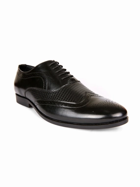 Business Casual Shoes For Summer Black Formal Brogue Shoes
