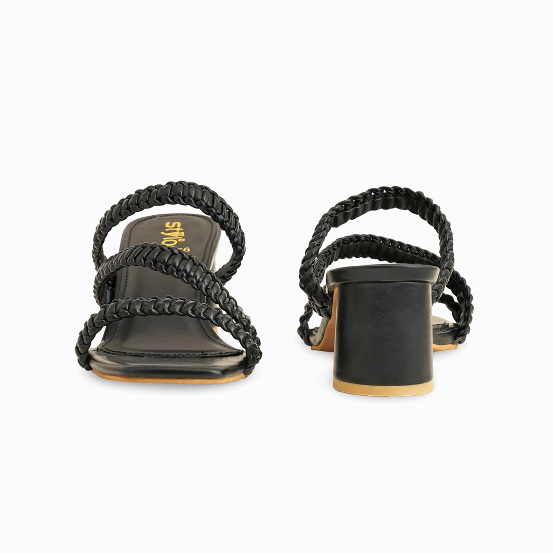 Black Formal Slipper For Ladies FR8276 Cvs Slippers