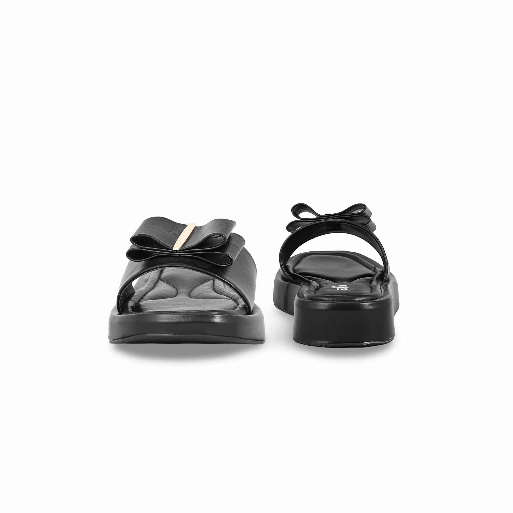 Laines London Slippers Size Guide Black Formal Slipper PU0473