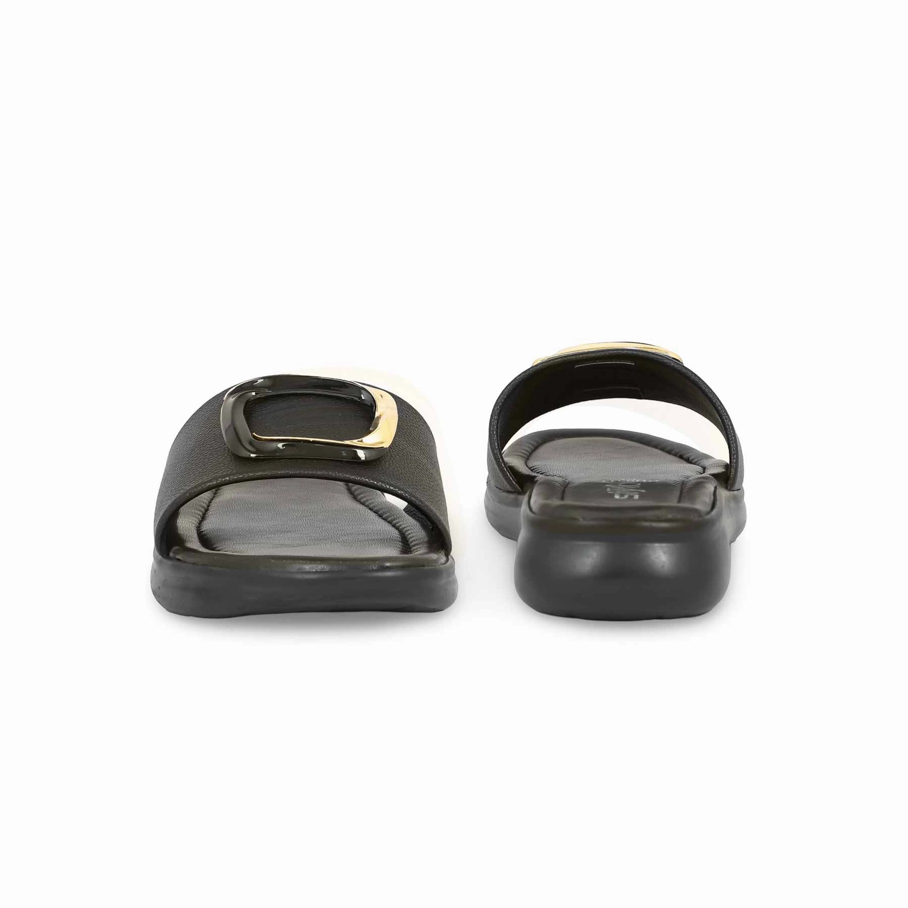 Black Formal Slipper PU0517 Ignite Slide Sandals