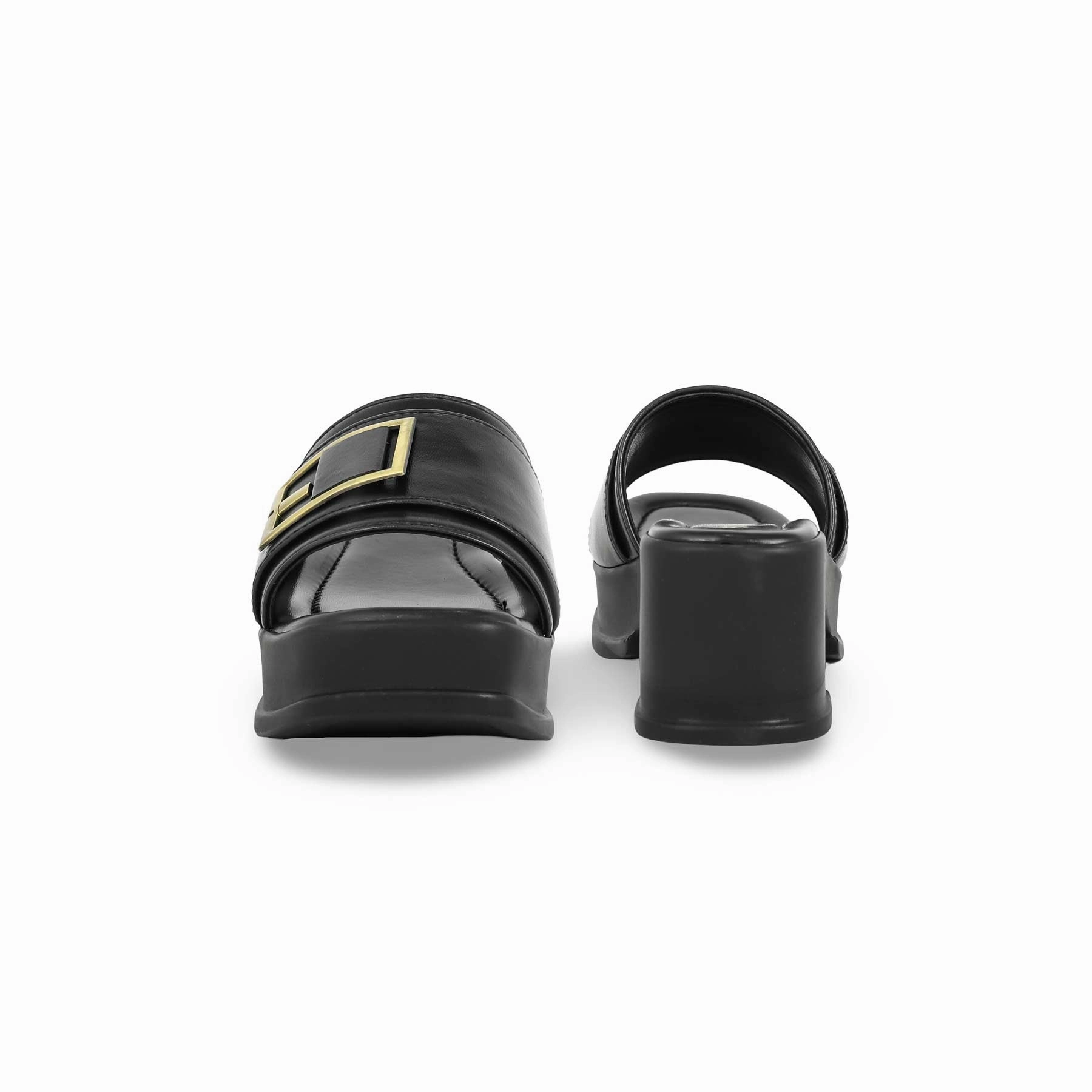 Yeezy Slides Black Formal Slipper PU0526