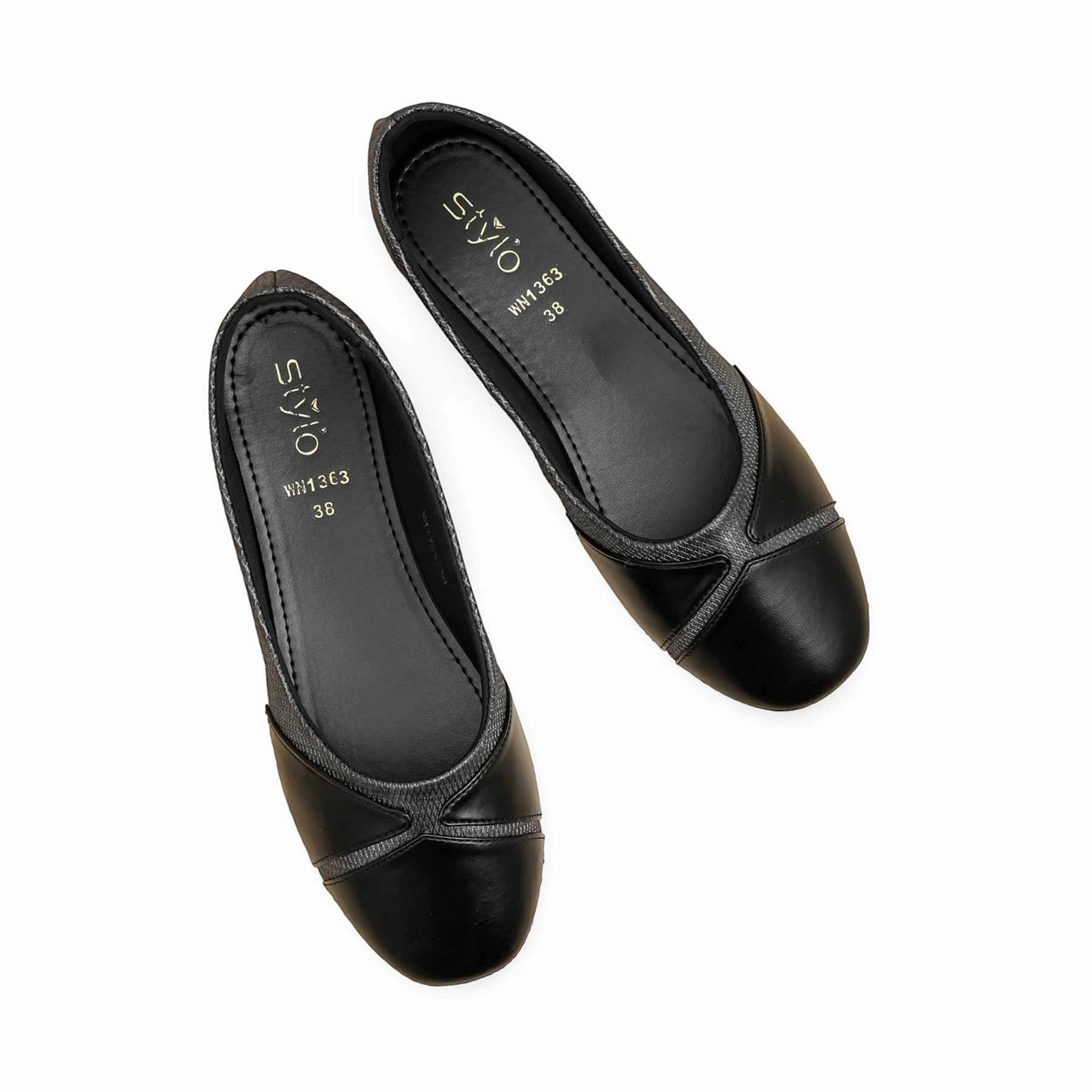 Beautiful Shoes Black Pumps For Ladies WN1363