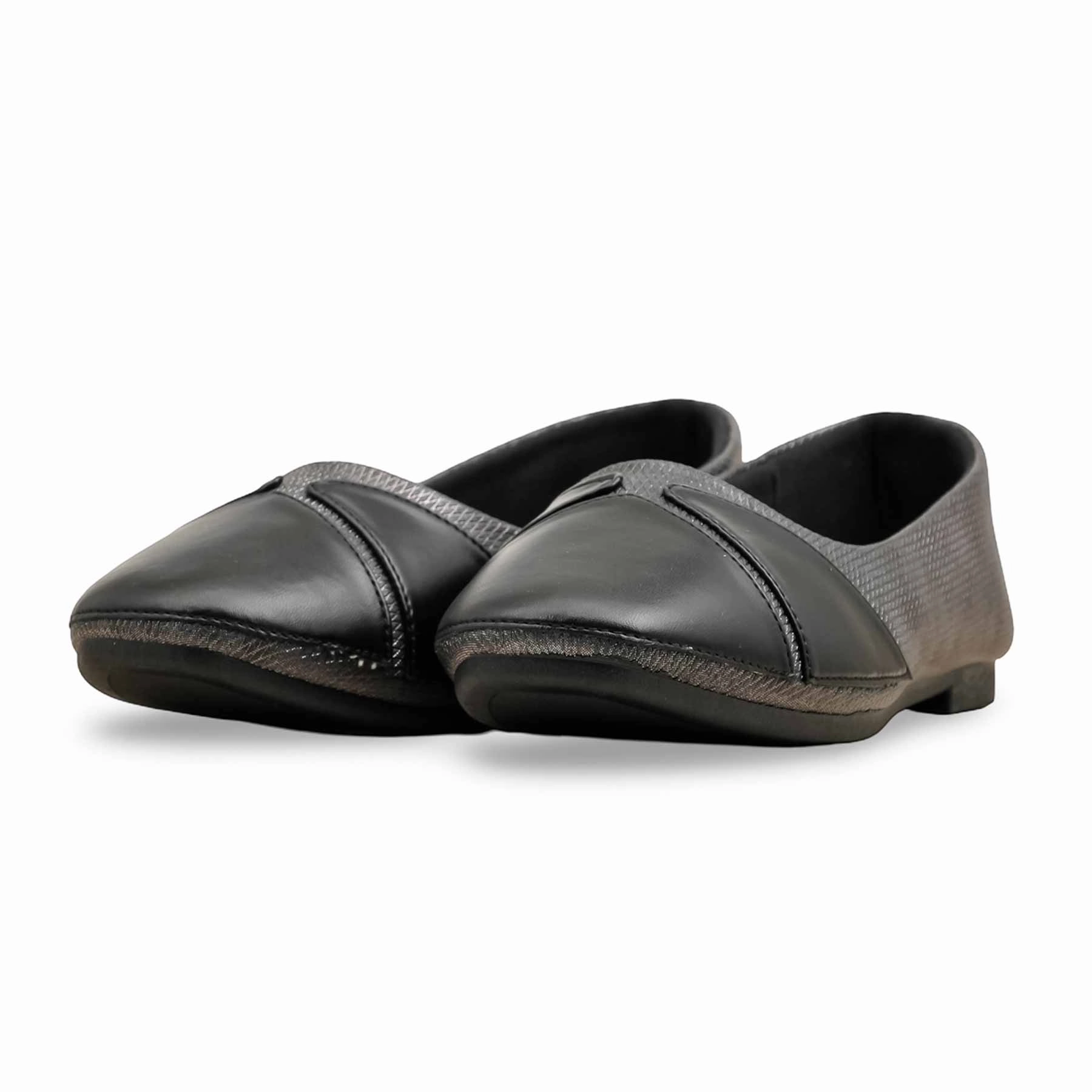 Black Pumps For Ladies WN1363 Flat Foot Steel Toe Shoes