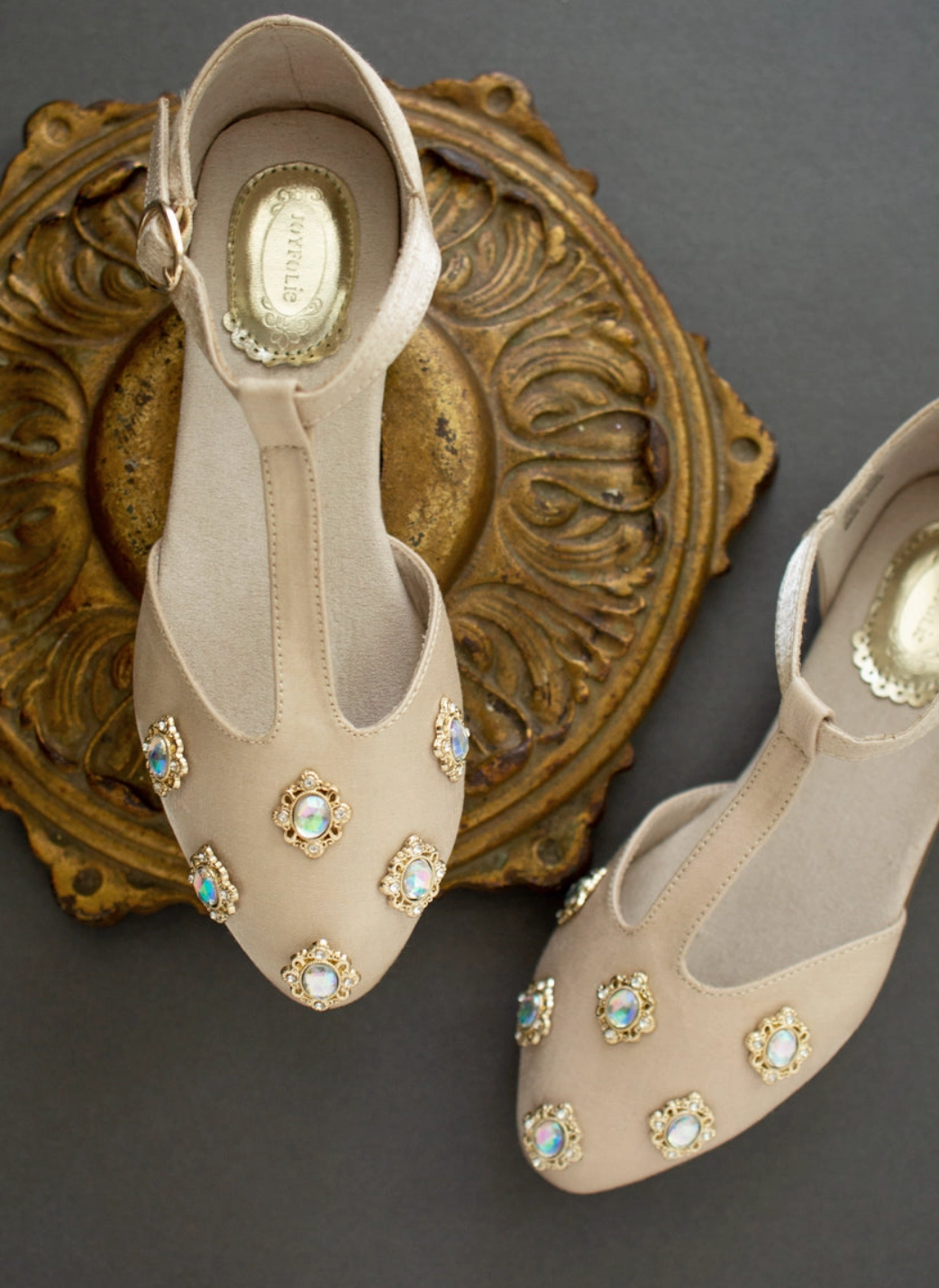 Blush Velvet Flat Flat High Shoes