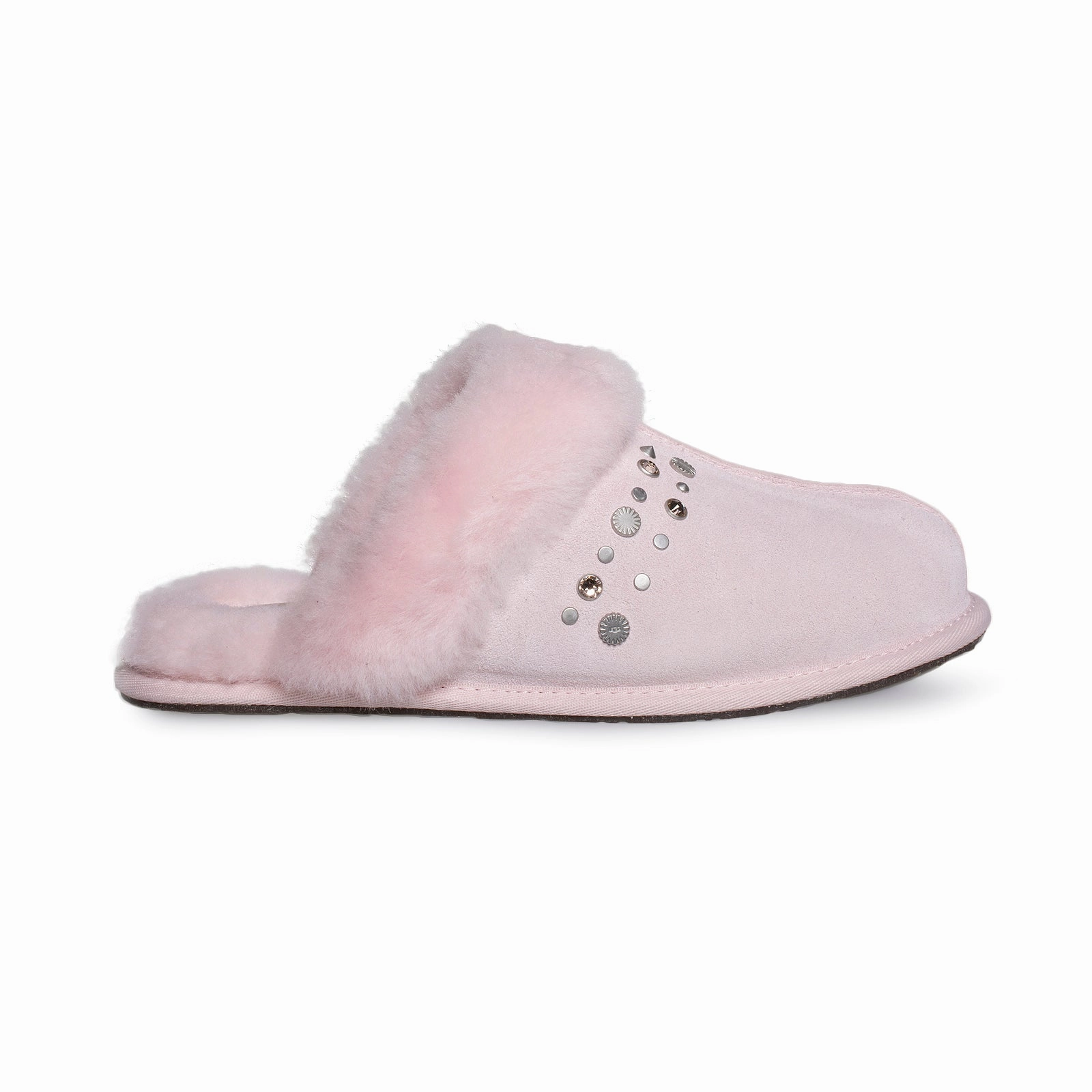 Slippers Cartoon UGG Scuffette II Studded Bling Seashell Pink Slippers - Women's