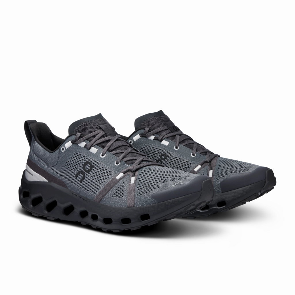'On Running' Men's Cloudsurfer Trail - Eclipse / Black Best Running Shoes For Shin Splints