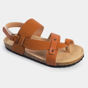 Strappy Sandals Boys Sandal 111-1-BROWN