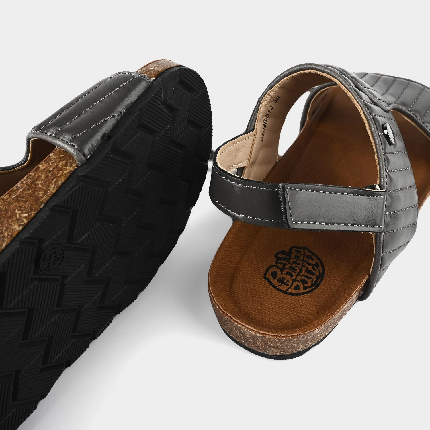 Boys Sandal H1040-514-GREY Whale Slippers