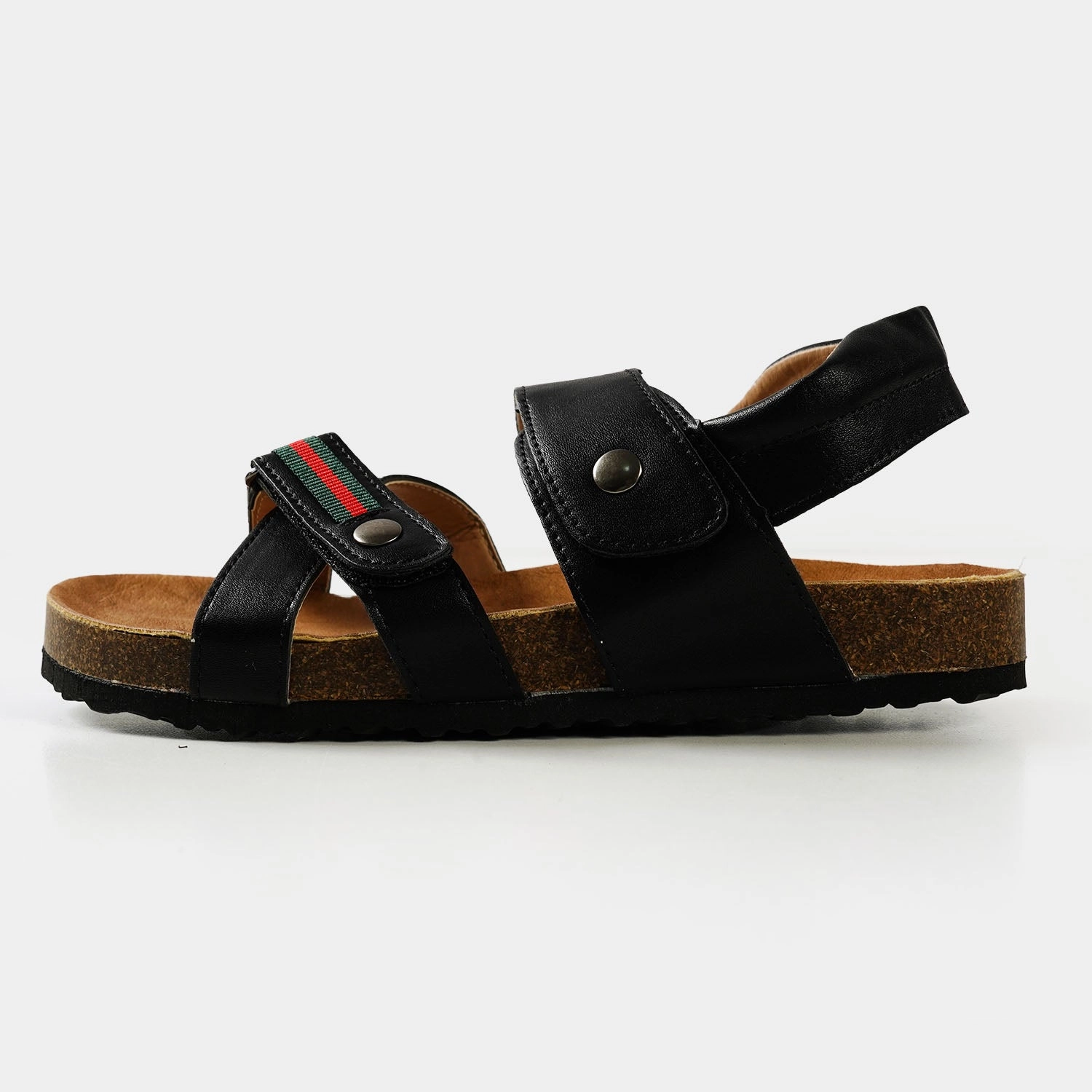 Boys Sandals 2022-180 - BLACK Sandals With Pointed Toe