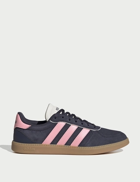 Adidas Grade School Ultrabounce Dna Running Shoes Breaknet Sleek Shoes - Shadow Navy/Pink Spark/Off White