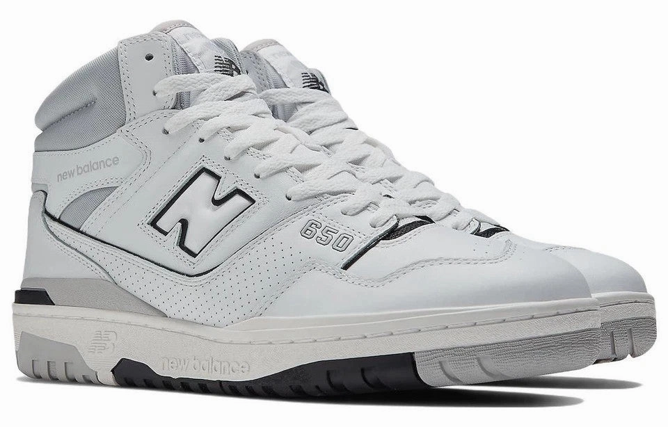 Basic New Balance New Balance 650R BB650RWC Sneakers Men's Cloudy Gray Leather Lifestyle Shoes