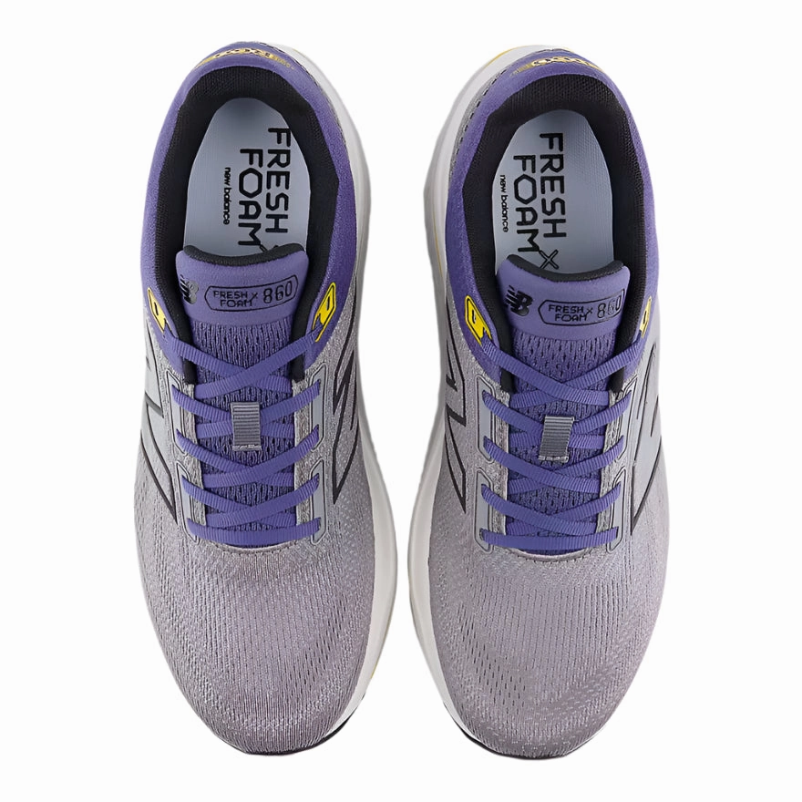 New Balance Fresh Foam X 860v14 Wide (2E) Men's - Slate Grey/Dream State and Ginger Lemon Shoes For Trail Running