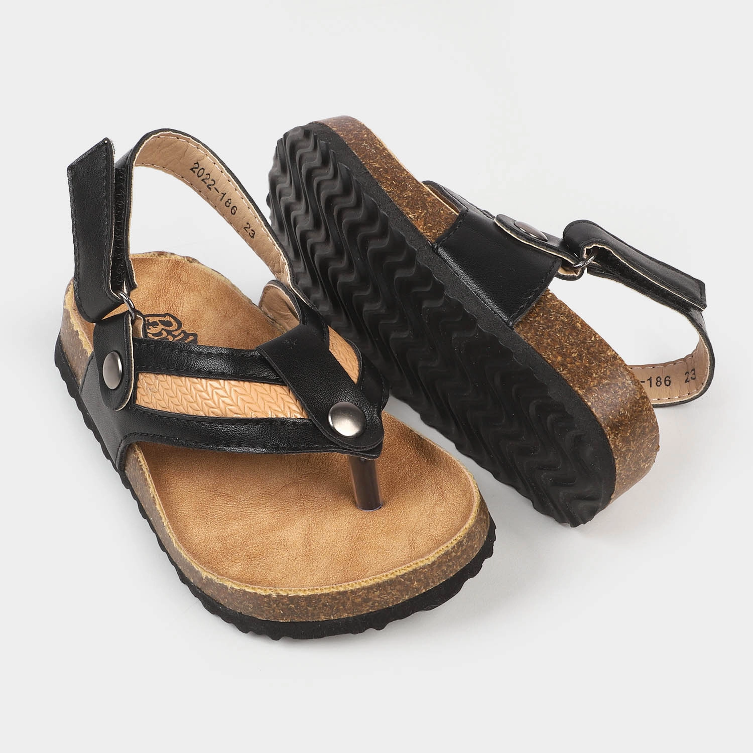 Boys Sandal 2022-186 - Black Sandals Dsw