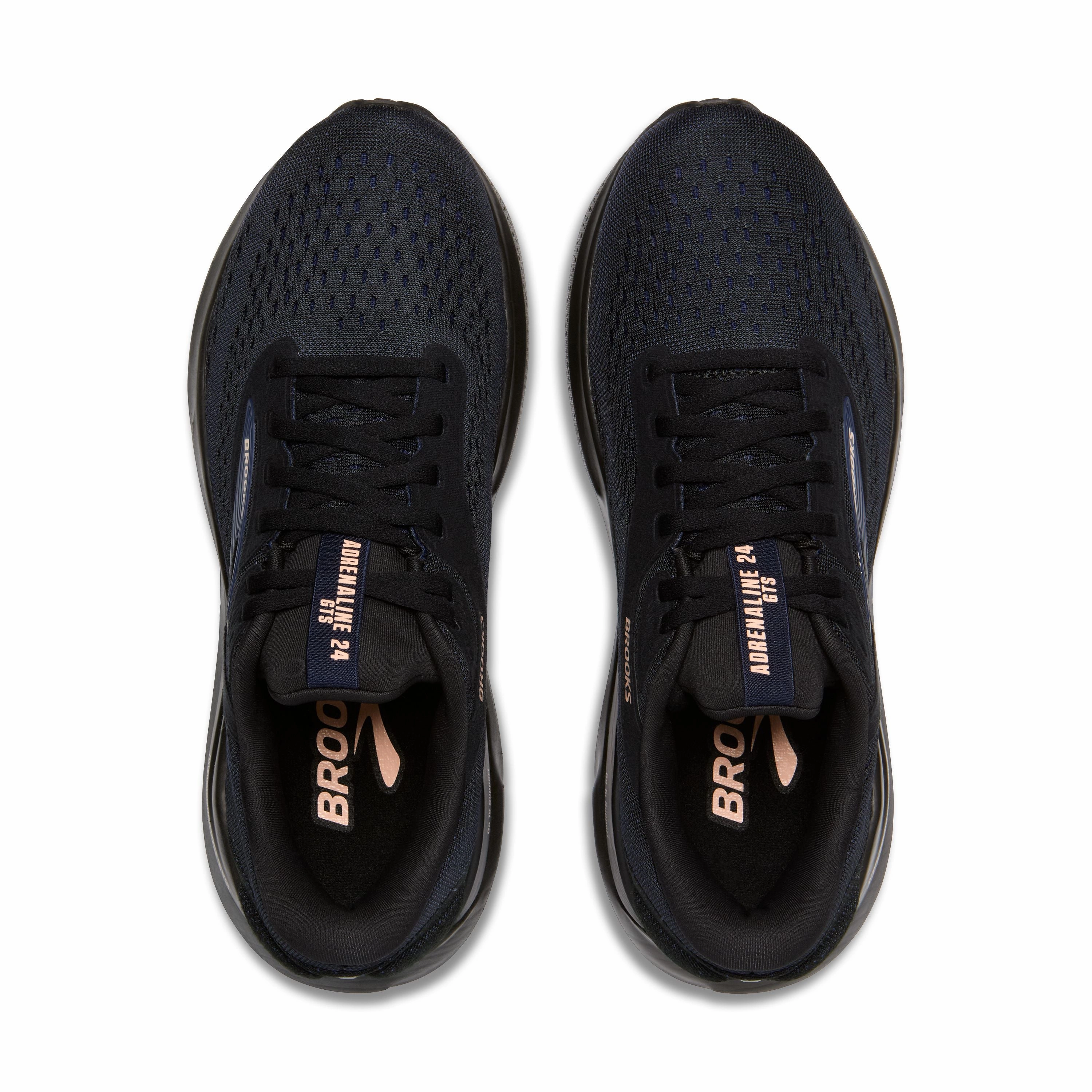 Swift Run Running Shoes Brooks | Adrenaline GTS 24 | Women's | Black/Peacoat/Peach