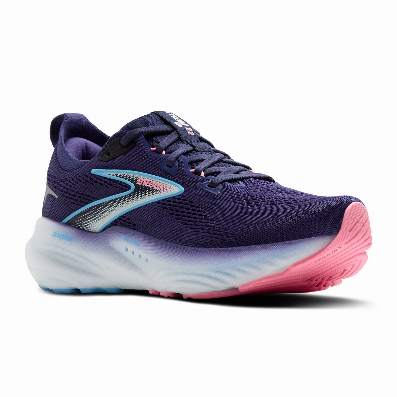 Brooks Glycerin 22 Running Shoe (Women) - Blue Ribbon/Peacoat/Dianthus