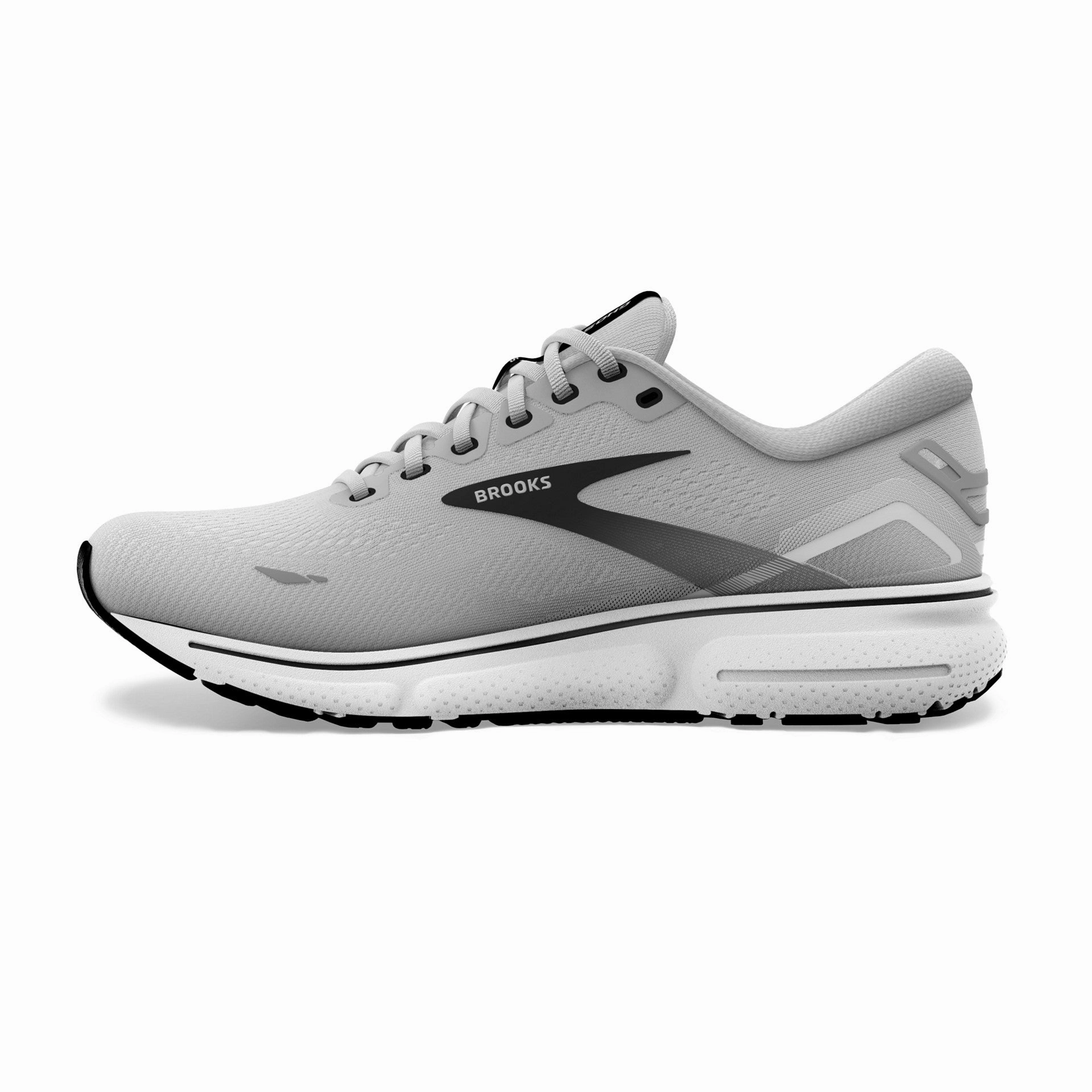 Best Everyday Running Shoes Brooks Mens Ghost 15 Wide - Alloy/Oyster/Black (1103932E098)