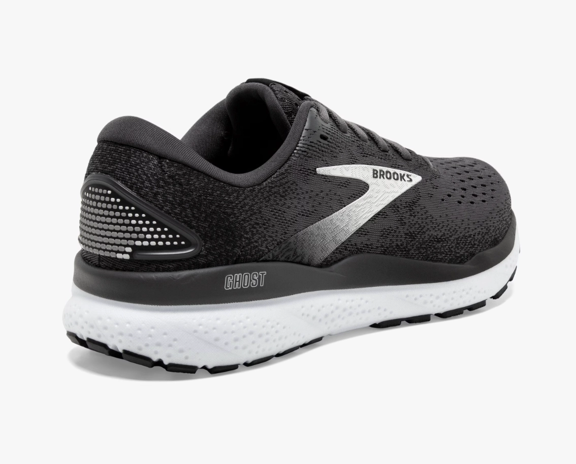 Brooks Mens Ghost 16 - Black/Grey/White (1104181D090) Running Shoes Pronation