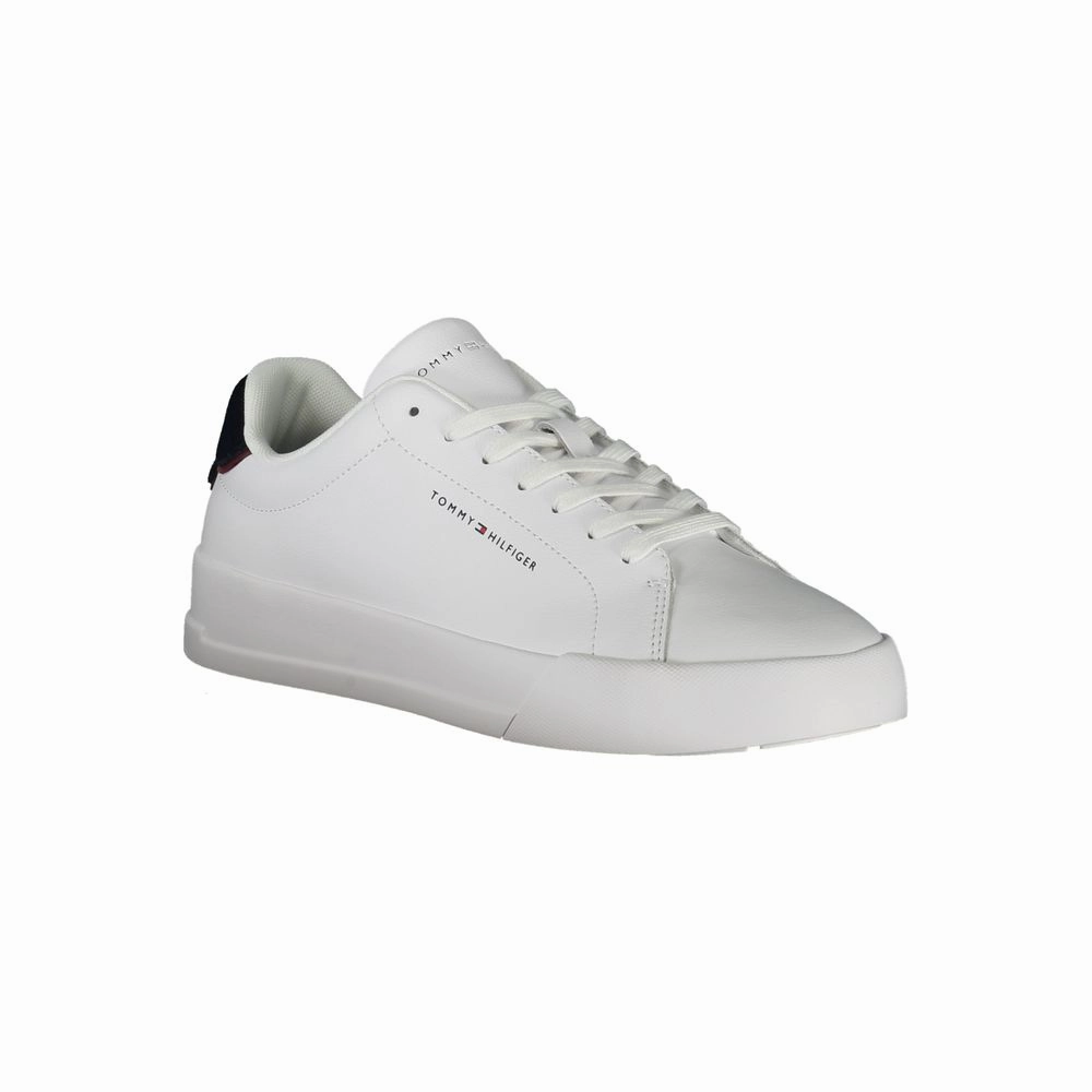 Tommy Hilfiger White Polyethylene Men Sneaker Sneakers Size 2