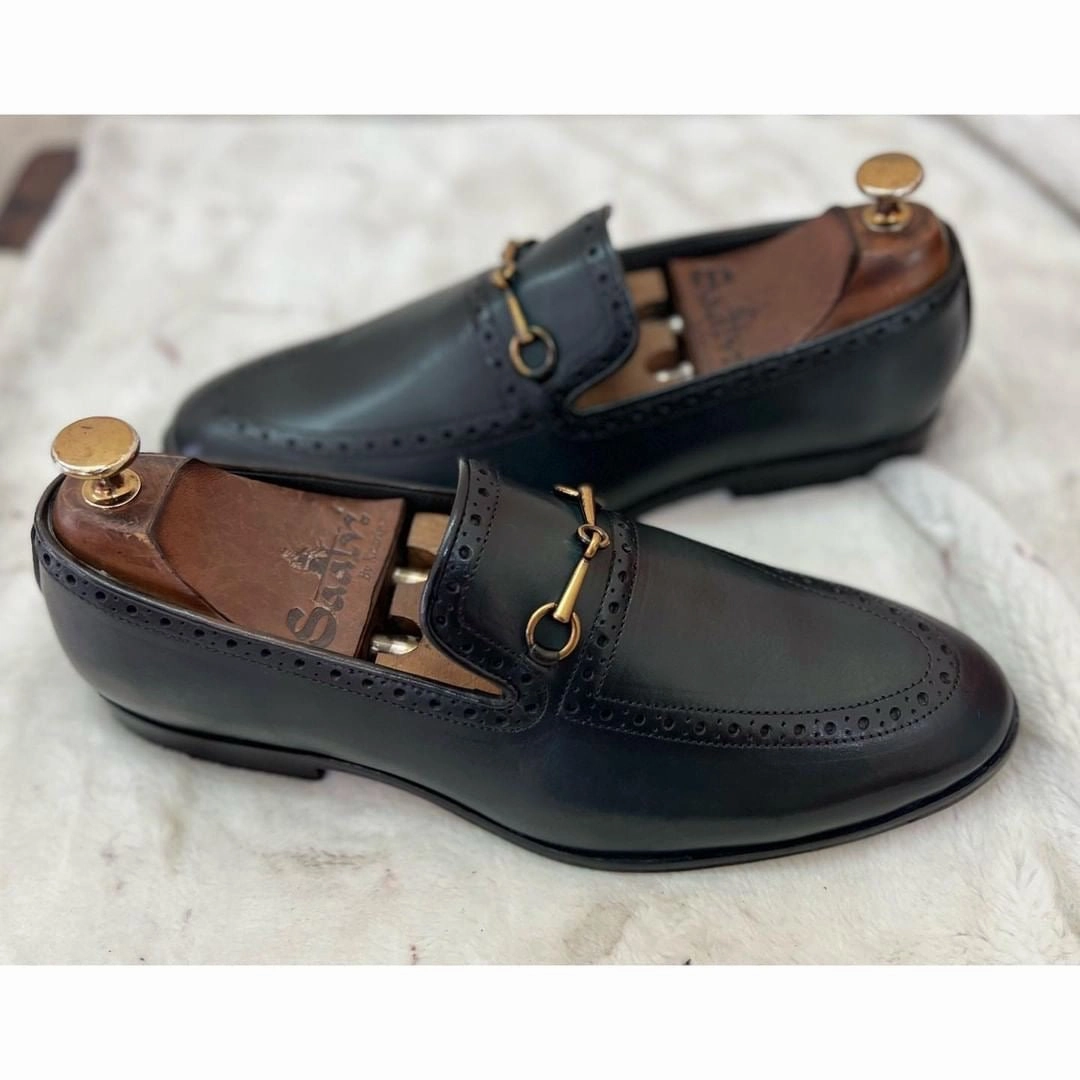 Gucci Loafers On Sale Semi Brouge Horsebit Loafers