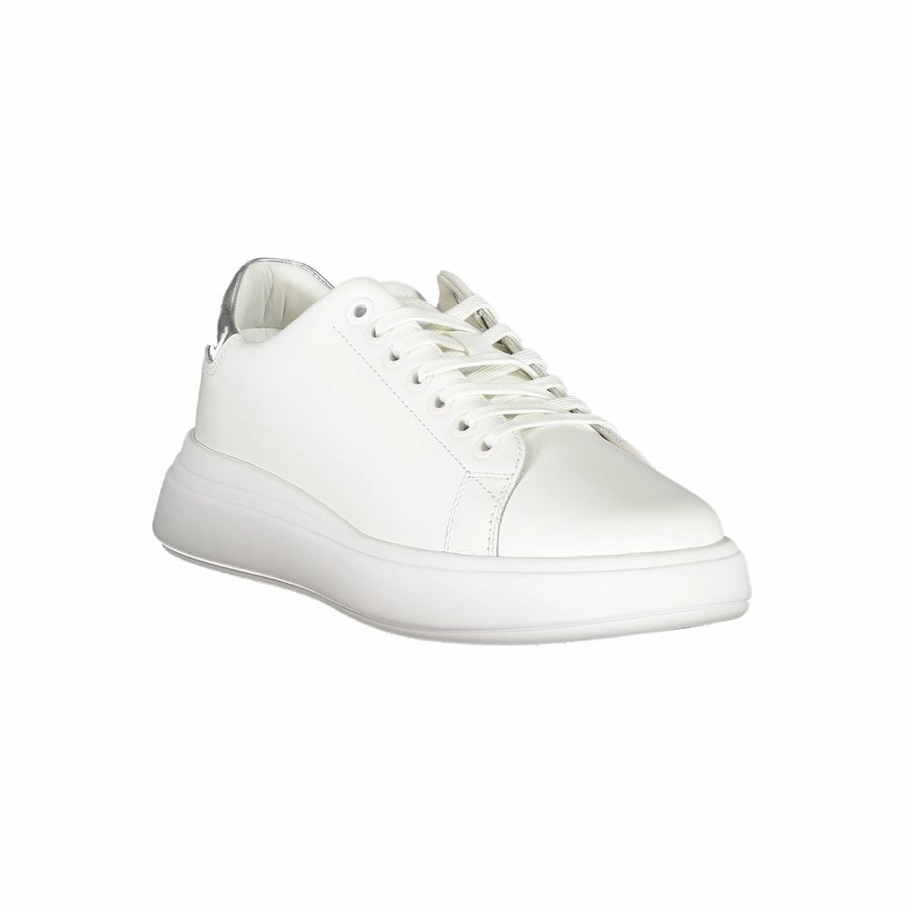 Calvin Klein Chic White Sneakers with Contrast Details Size 6.5 Sneakers