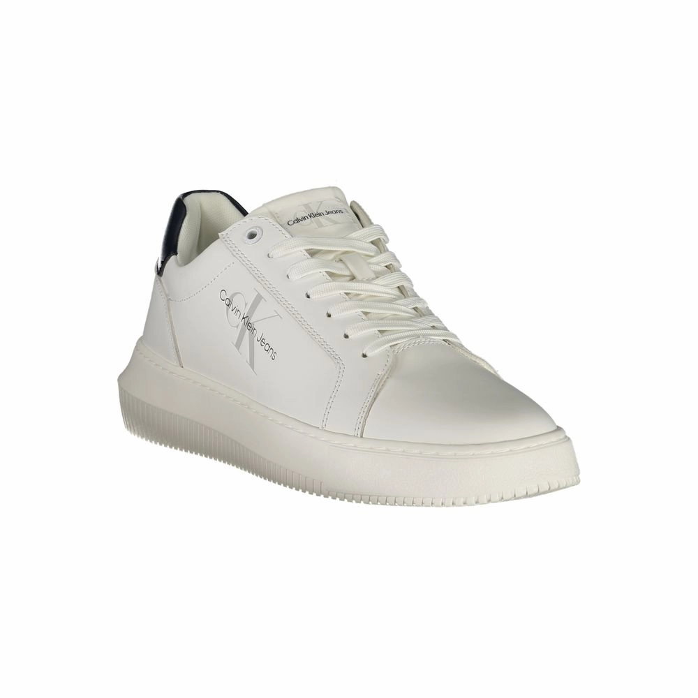 Sneakers Vs Tennis Shoes Calvin Klein White Leather Men Sneaker