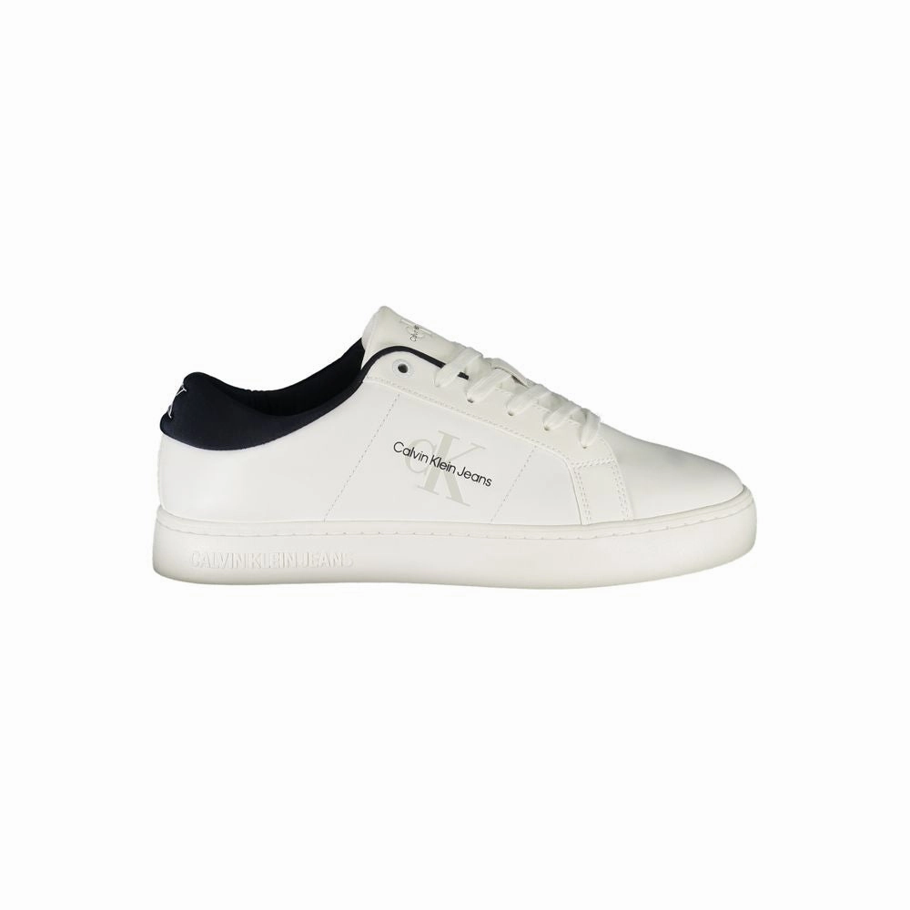 Calvin Klein White Leather Men Sneaker Churchs Sneakers