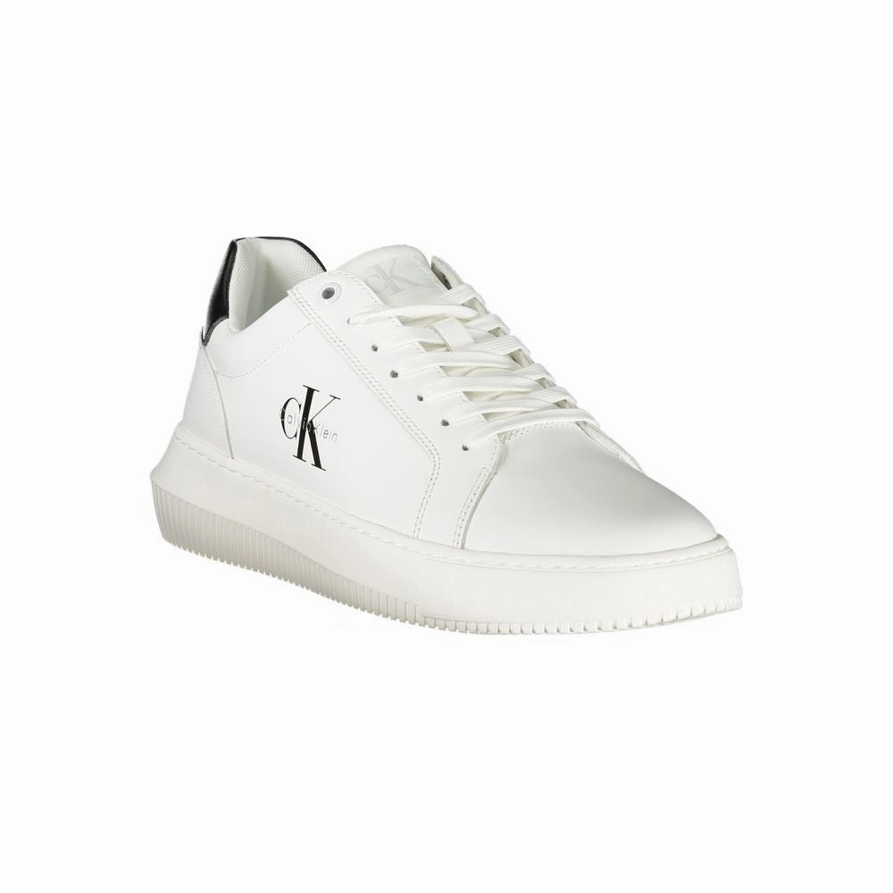 Calvin Klein White Leather Men Sneaker Shawn Kemp Sneakers