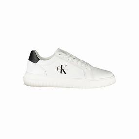 Air Sneakers Deals Calvin Klein White Leather Men Sneaker