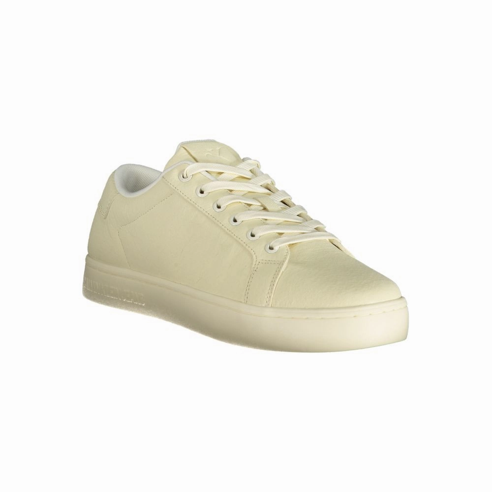 Women Mule Sneakers Calvin Klein White Polyester Men Sneaker