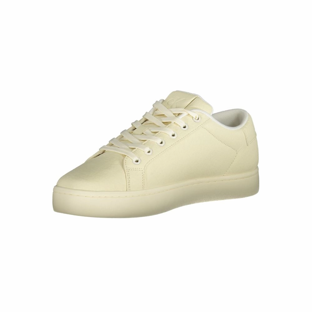 Princess Sneakers Calvin Klein White Polyester Men Sneaker