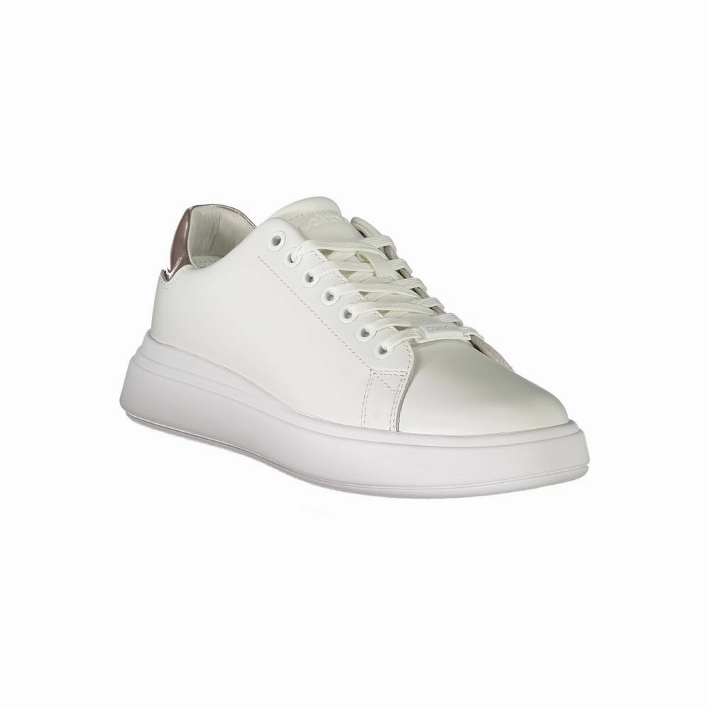 Sneakers For Foot Pain Calvin Klein White Polyester Sneaker