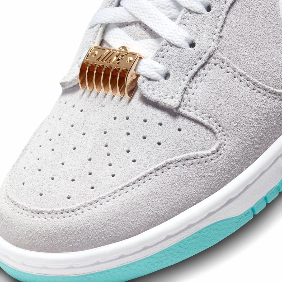 Nike Dunk Low Barber Shop Teal Blue Vast Grey White Asics Gel Ds Trainer 22 Running Shoe