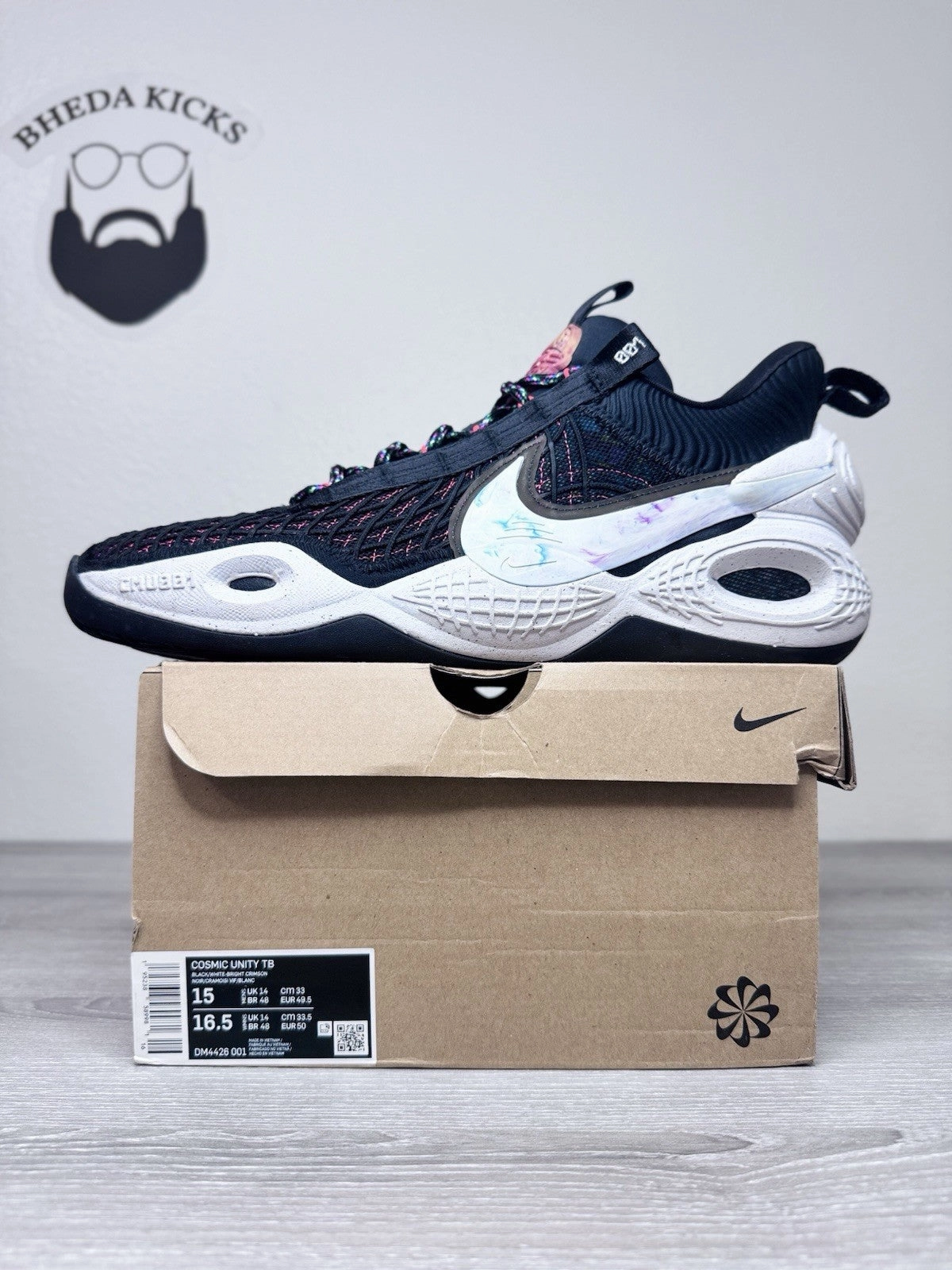 Best Asics Shoe For Walking Size 15 - Nike Cosmic Unity 2 Black Grey Off-Noir Basketball Shoes DM4426-001