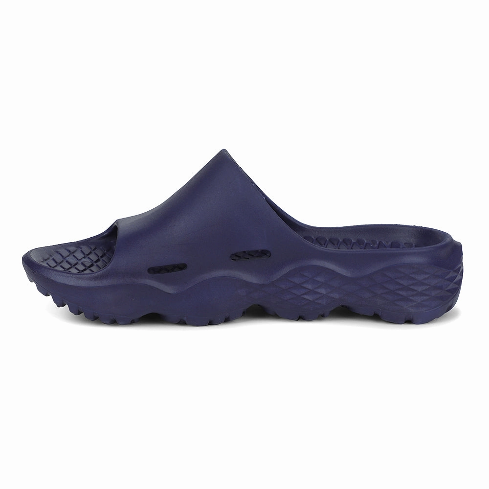 Peep Slippers A-HA Royal Blue Casual Slipper For Men SOFTWALK By Liberty