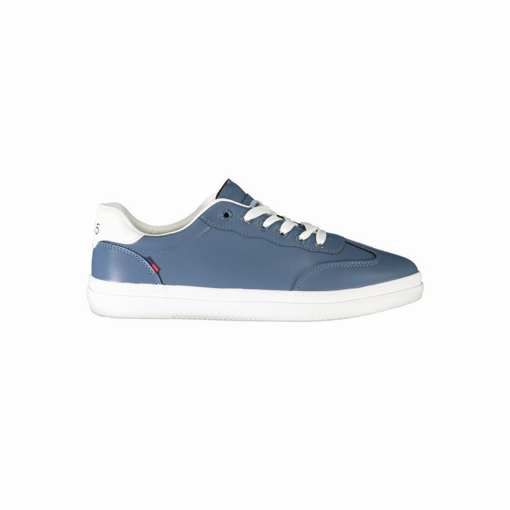 Carrera Blue Polyester Sneaker White Basketball Sneakers
