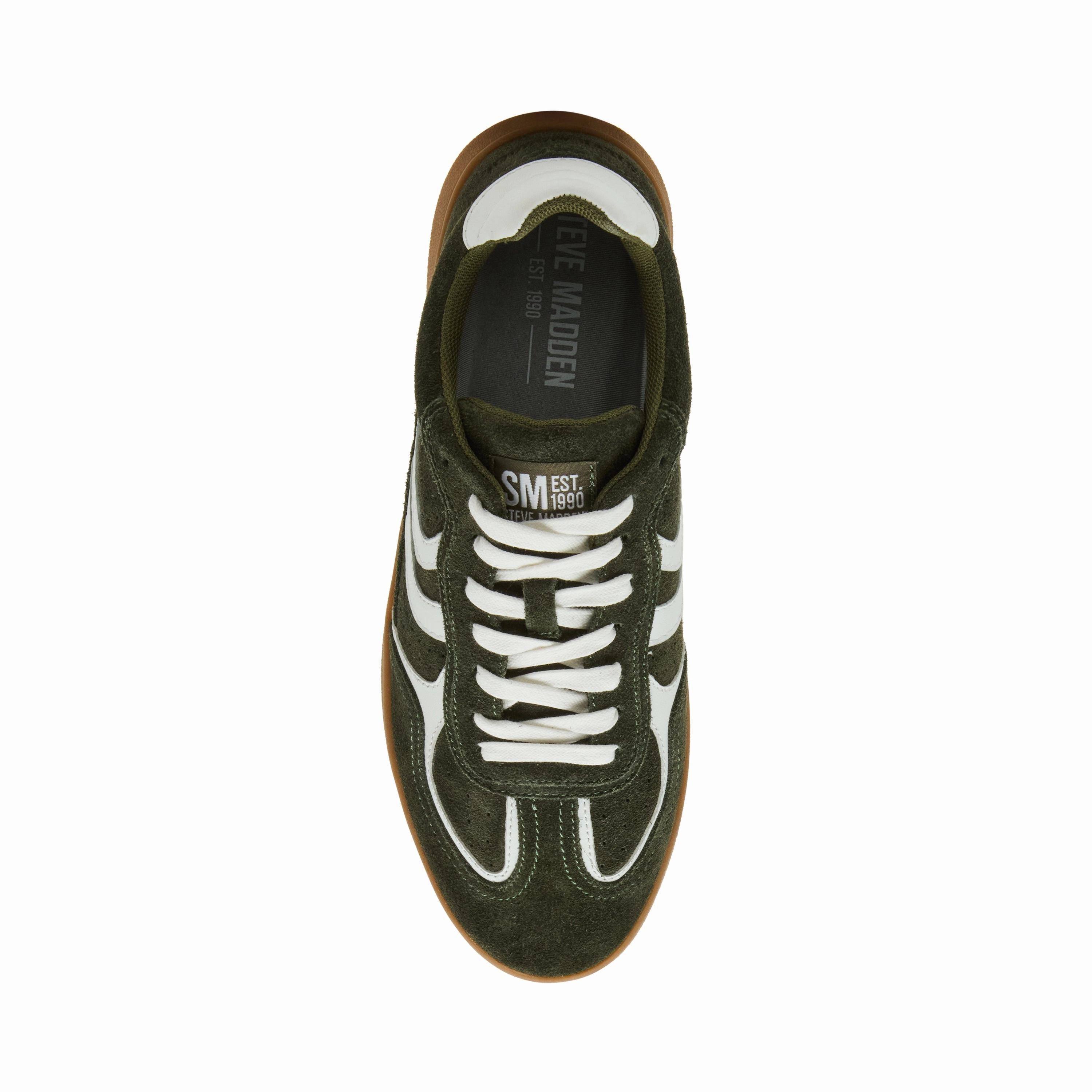CARSON OLIVE SUEDE SNEAKERS Tennis Casual Shoes