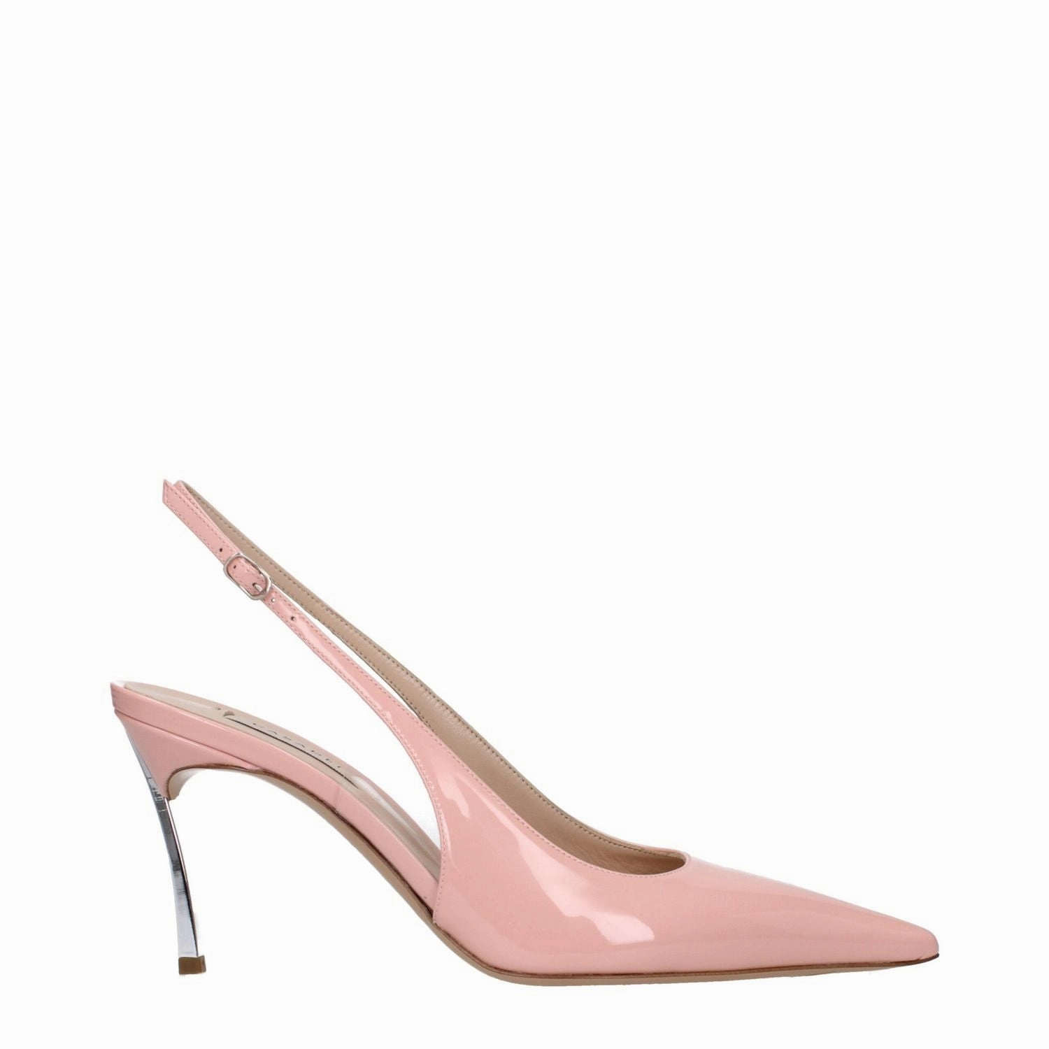 Flat Sandals Casadei Pink Leather High Heel Pumps